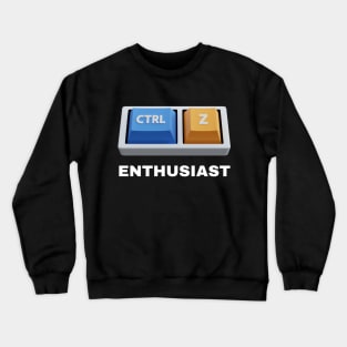 Celebrating the Power of the Undo Command - 'Ctrl + Z Enthusiast Developer Crewneck Sweatshirt